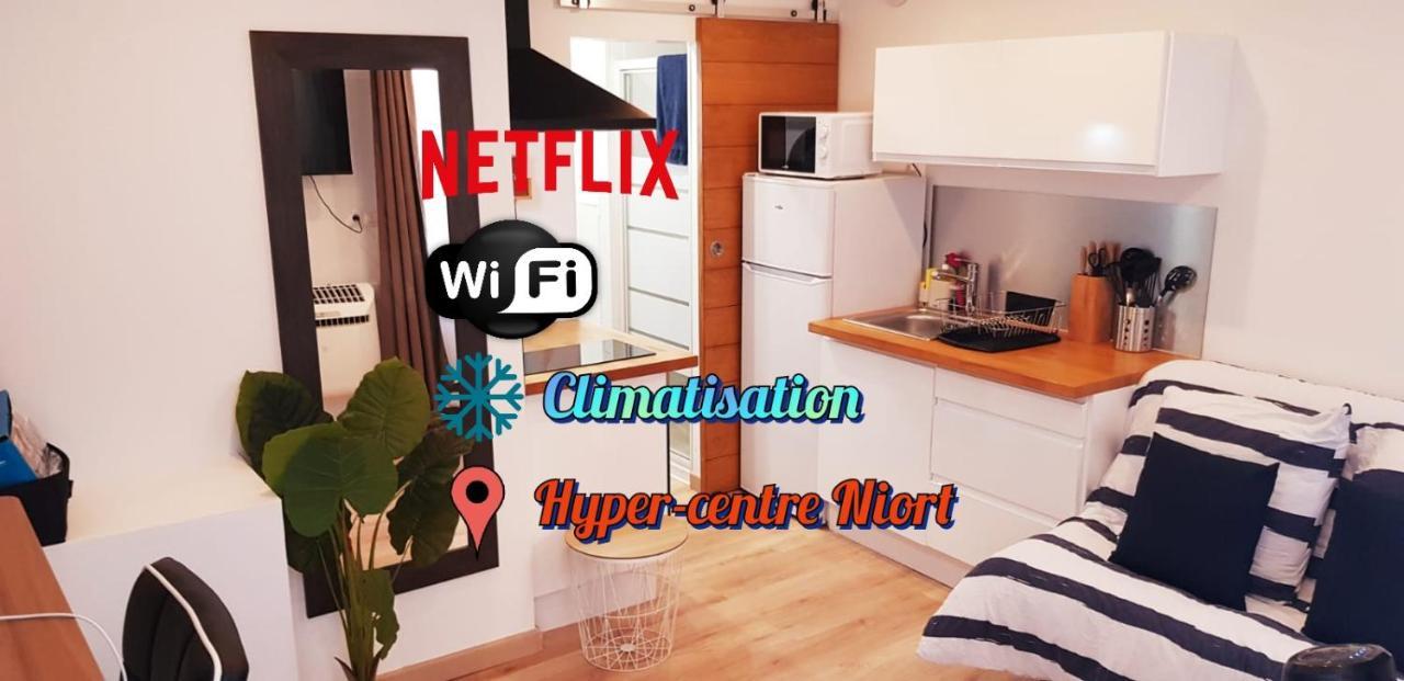Escapade Niortaise - Studios Climatises Hyper-Centre De Niort Ngoại thất bức ảnh